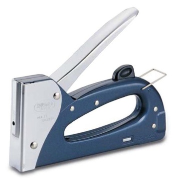 Степлер-теккер KW-TRIO 23/6, 23/8, 23/10 серебро/синий металл