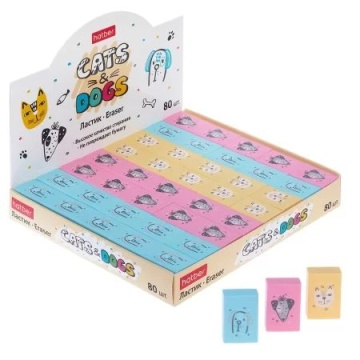 Ластик Hatber "Cats&Dogs"