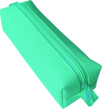 Пенал-косметичка (195*60*50) молния, ткань "Мятный"