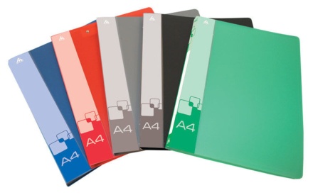 Папка с пружин. скоросш. пластик. 0,7мм ассорти