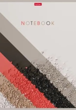 Тетрадь А4 96л кл. скоба Hatber "Арт-линии" мат.лам.