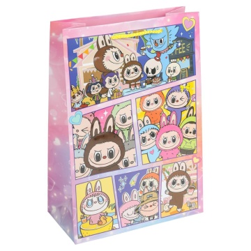 Пакет подар. бумажн. 22*31*10 см 140гр/м2 Веселый монстрик