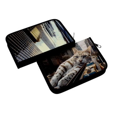 Пенал-книжка без наполнения ErichKrause 135x205x30мм Big City Cats