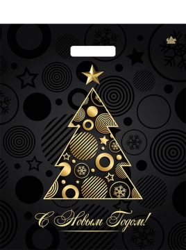 Пакет 45*38см (60мк) с вырубной укрепл. ручкой "Акцент" Ламинат