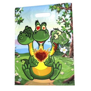 Пакет 40*31см (30мк) с вырубной ручкой "Горыныч" ПВД*