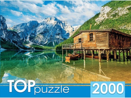 Пазлы 1000 элементов  685*485мм. "Италия. Летнее озеро Брайес" TOPpuzzle