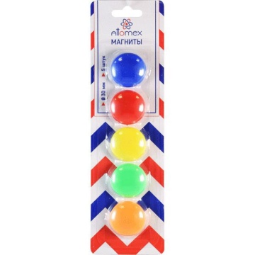 Магнит для доски "Круглые" 5шт 30мм