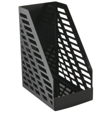 Накопитель д\бумаг верт. STAMM XXL черный (полипропилен)