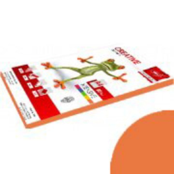 Бумага А4 цветная 100л ИНТЕНСИВ, оранжевая