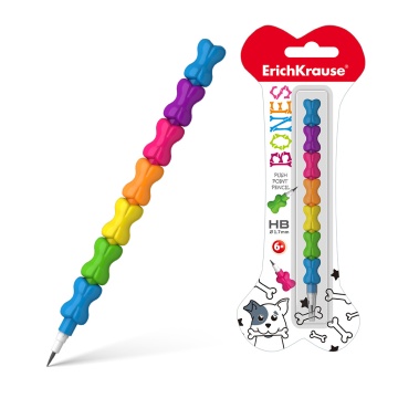 Карандаш сегментный  1,7мм  Bones НВ, блистер