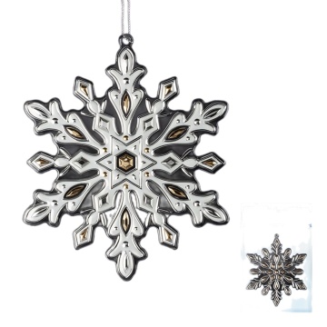 Украшение ErichKrause Decor Снежинка морозное золото 15см