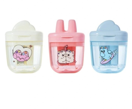 Точилка пласт. 1отв. "PUPUBABY", с контейнером