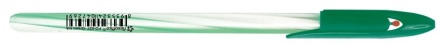 Ручка шар. FlexOffice Candee зеленая, 0,6мм, корпус ассорти