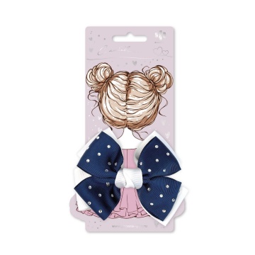 Резинка для волос "Феникс+. Бант" 1шт., бант 10см