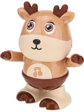 Интерактивная игрушка "Танцующий олень" 17,3*16,8*10,6 см, свет, звук