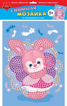 Аппликация из EVA А3  "Зайка-фея" 5+