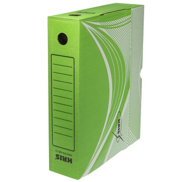 Короб архивный (325*260*75) глубина 75мм зелёный