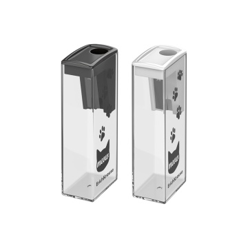 Точилка пласт. с контейнером 1 отв. City Meow, ассорти