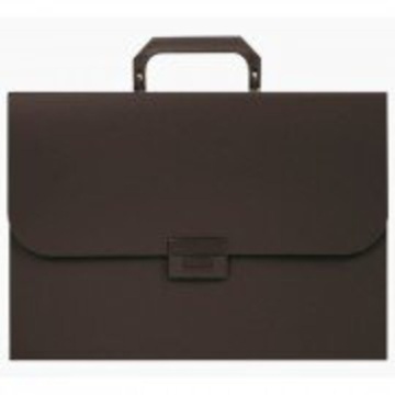Портфель 13 отд. с ручкой и замком, чёрный