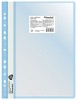 Папка-скоросшиватель Silwerhof A4 прозрач.верх.лист 20 вкладышей боков.перф. полипропилен голубой НЕТ
