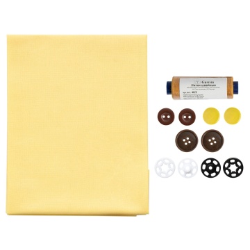 Набор для шитья "Школьный" 10 предметов, желтый