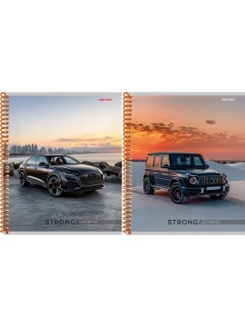 Тетрадь А5 96л кл. гребень Проф-Пресс "Черный автомобиль"