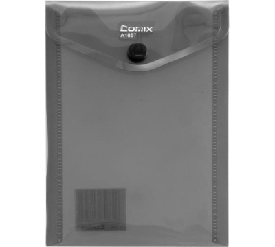 Конверт на кнопке А7  80*110мм BLAZE серый