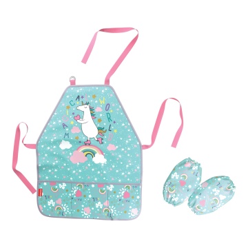 Фартук с нарукавниками ErichKrause Радужный единорог