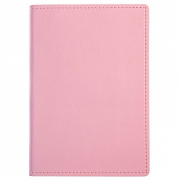 Ежедневник недат. А6 176л., 7БЦ, иск.кожа "Porcellana tinge. Розовый" ляссе