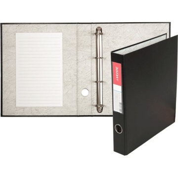 Папка 4 кольца 50мм РР А4 черная