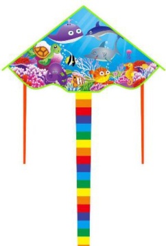 Воздушный змей "Подводный мир"  90*50см