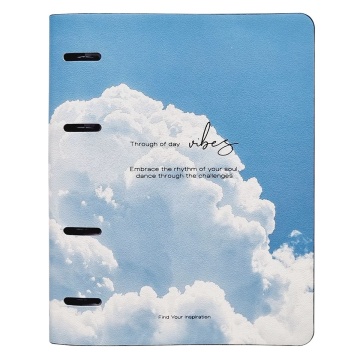 Тетрадь А5 120л кл. на кольцах Infolio "Infolio Study. Sky. Облако"