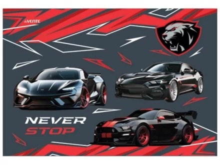 Настольное покрытие д/лепки 33*23см "Never Stop. 3D" 600мкм