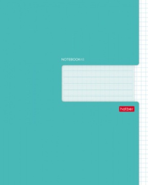 Тетрадь А5 48л кл. Hatber "ТЕТРАДЬ. Бирюза" белизна 98%