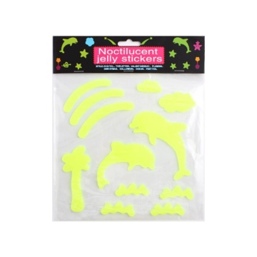 Наклейки декоративные светоотражающие 10*15 см  "Ассорти"