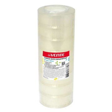 Скотч 18мм*33м, прозрачный канцелярский 35мкм