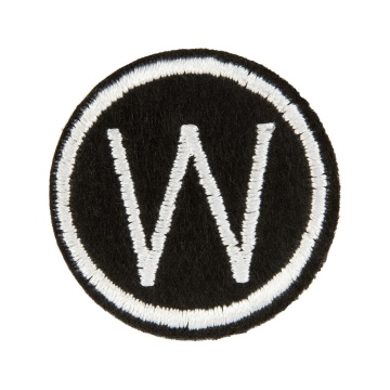 Термоаппликация 3*3см "W"
