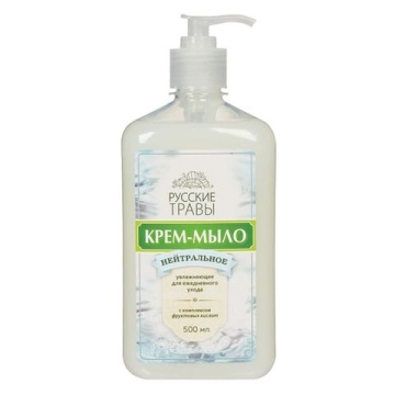 Мыло жидкое Русские травы 500 мл крем-мыло (дозатор) нейтральное