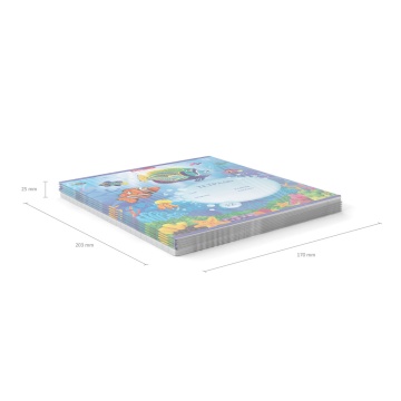 Тетрадь школьная ученическая ErichKrause Мир из пластилина, 12 листов, линейка (в плёнке по 10 шт.)