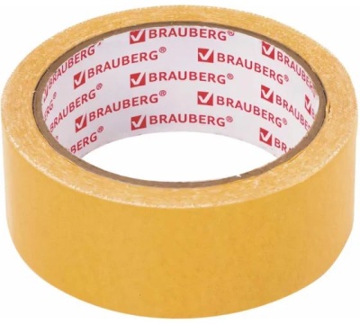 Скотч 2 сторон. 38мм* 10 м, ТКАНЕВАЯ ОСНОВА