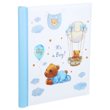 Фотоальбом магнитный 10л 23*28см спир. Детский