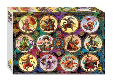 Пазлы 2000 элементов 960*680мм.  "Китайский гороскоп"