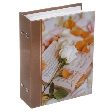 Фотоальбом 100 фото 10*15см Роза белая...