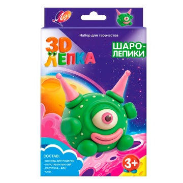 Набор с пластилином «Шаролепики. Монстрик»