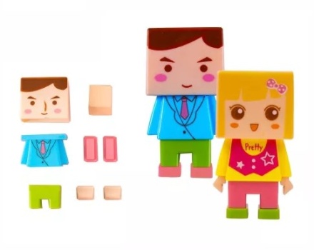 Точилка пластиковая с ластиком "HUMAN"