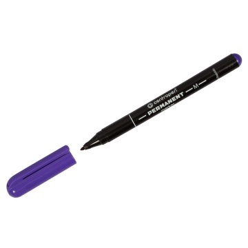 Маркер перманентный 1,0мм, фиолетовый