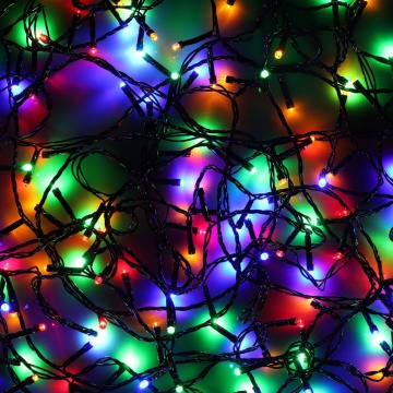 Гирлянда электрическая 14м 180LED светодиодная, вьюн 220В, мультицвет