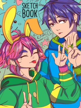 СКЕТЧБУК А5.80л. АНИМЕ. ВСЁ БУДЕТ ХОРОШО.