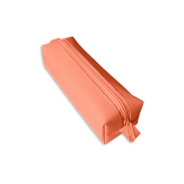 Пенал-косметичка (195*60*50) молния, ткань "Персиковый"