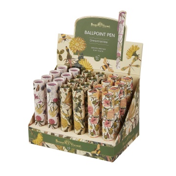 Ручка шар. BV "DreamWrite. Flora" синяя,  0,7мм, 3 вида